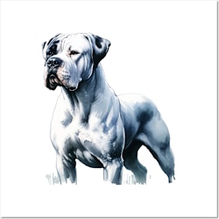 Dogo Argentino Watercolor - Beautiful Dog Posters and Art